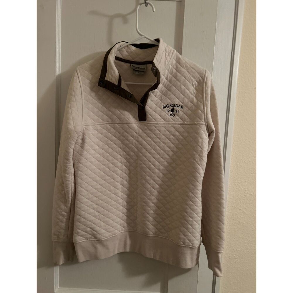 Artisans Quilted 1/4 Snap Pullover / women's small